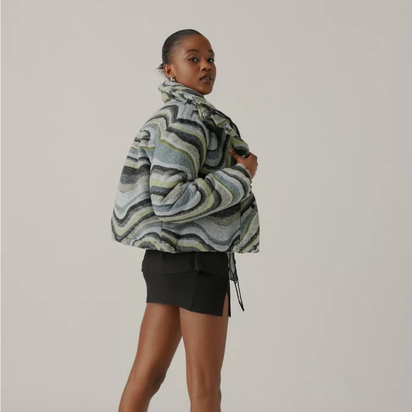 BDG Isla Wool Puffer Jacket - Picture 2 of 11